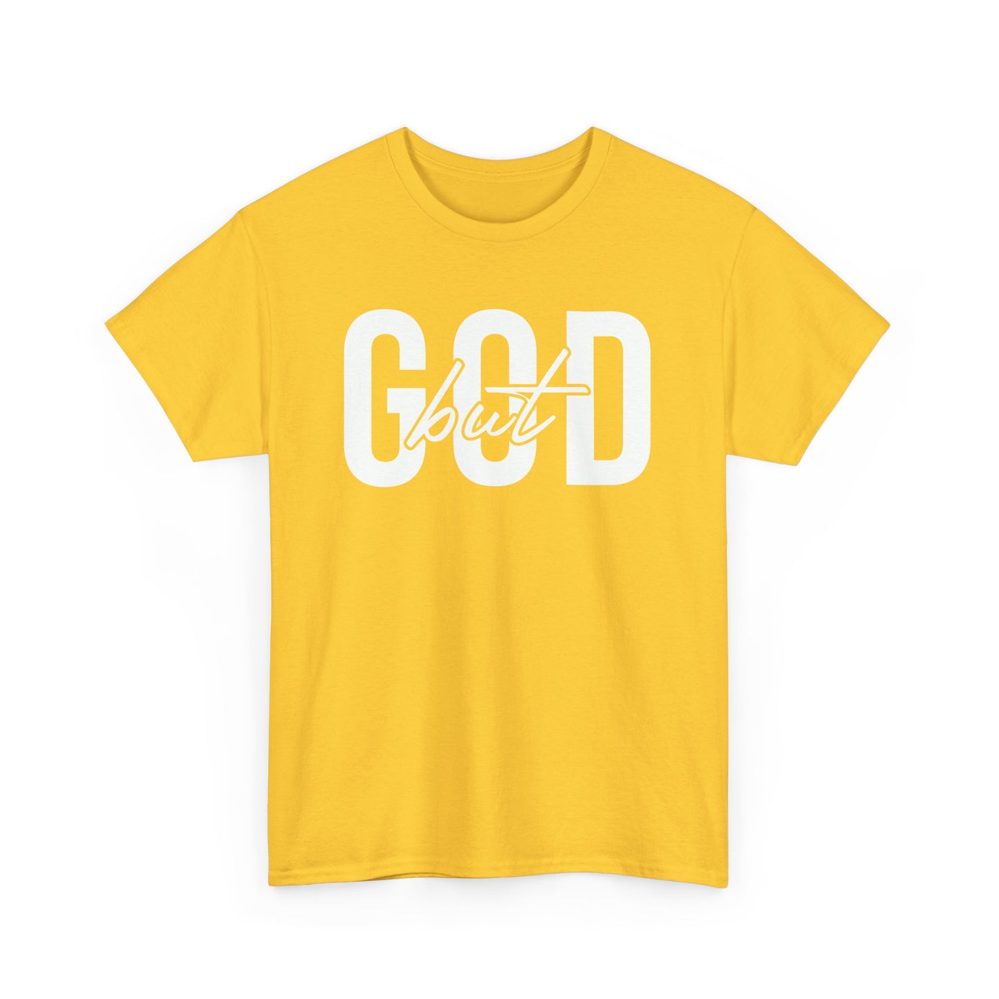 god but tee – inspirational christian unisex cotton shirt