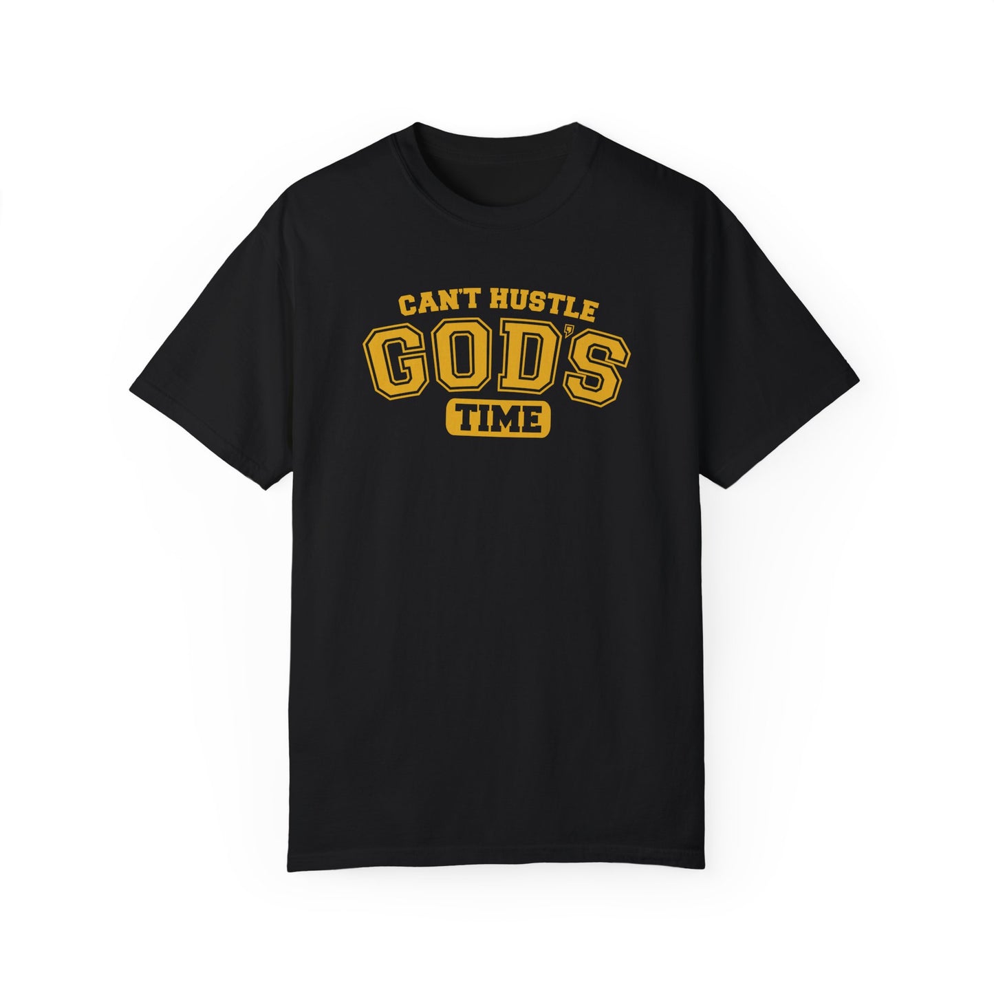 god's time unisex garment-dyed t-shirt - casual & inspirational apparel
