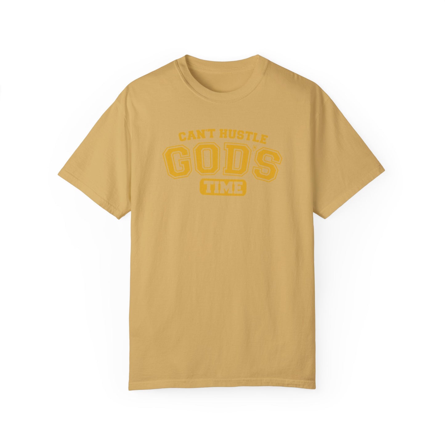 god's time unisex garment-dyed t-shirt - casual & inspirational apparel