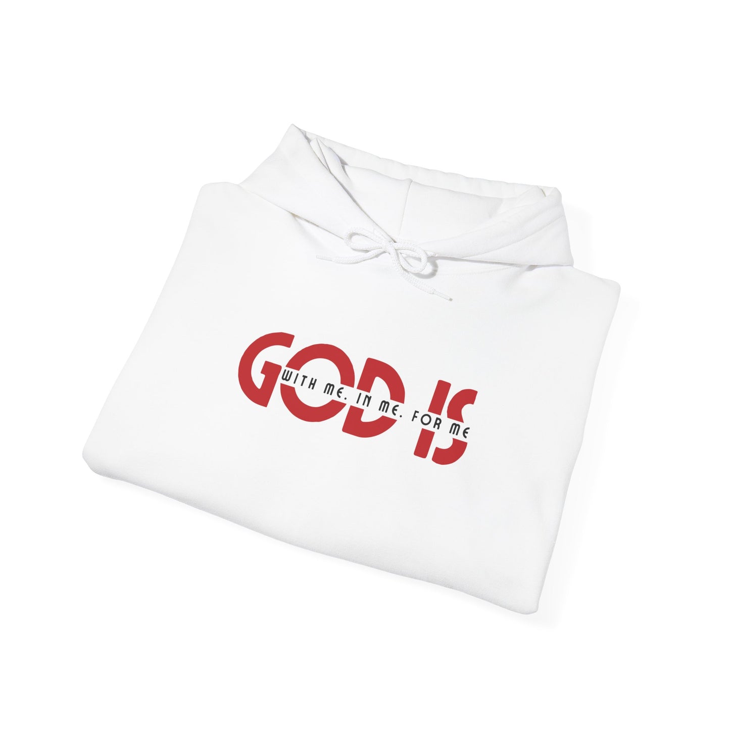god is with me hoodie – unisex inspirational christian sweatshirt