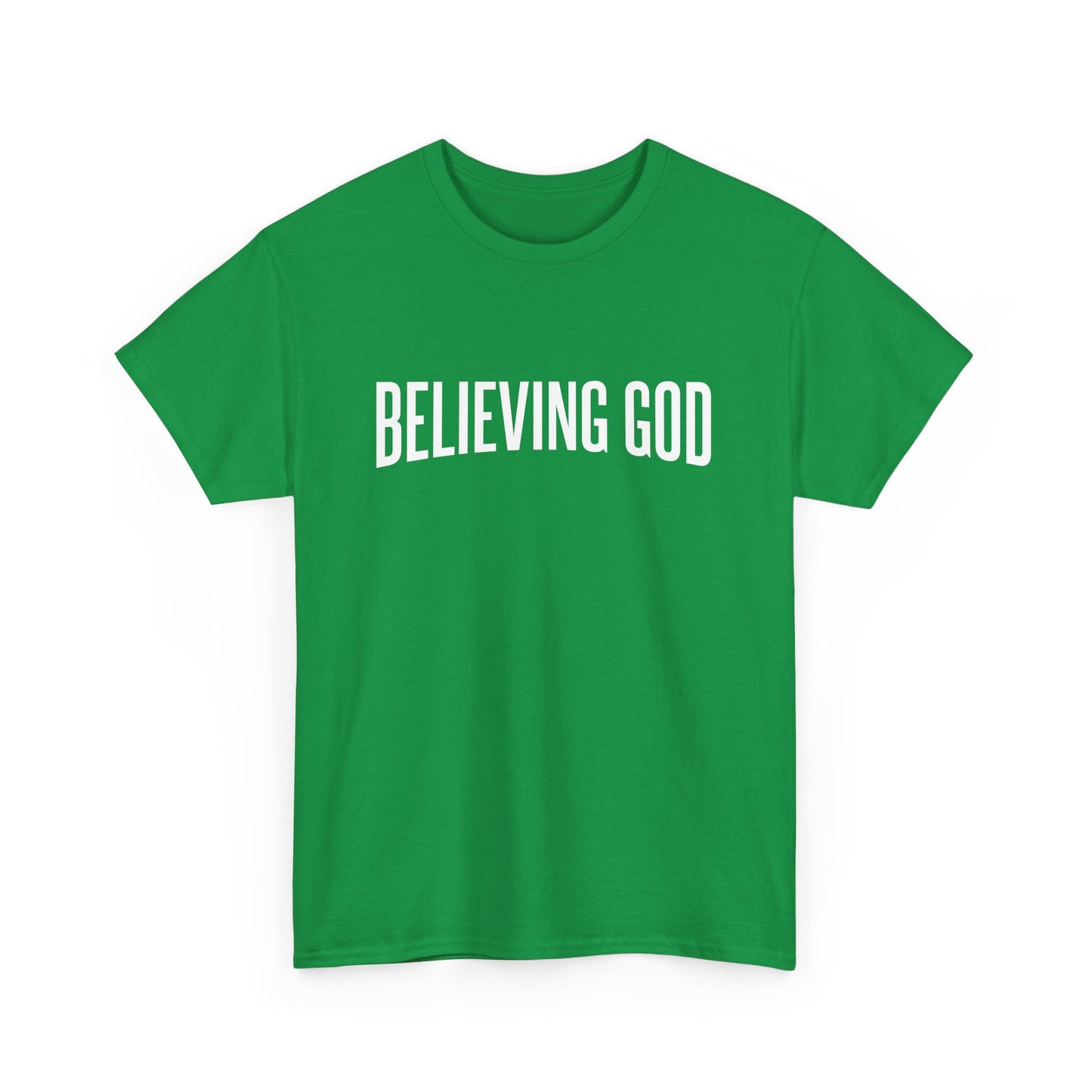 believing god tee – inspirational christian unisex cotton shirt