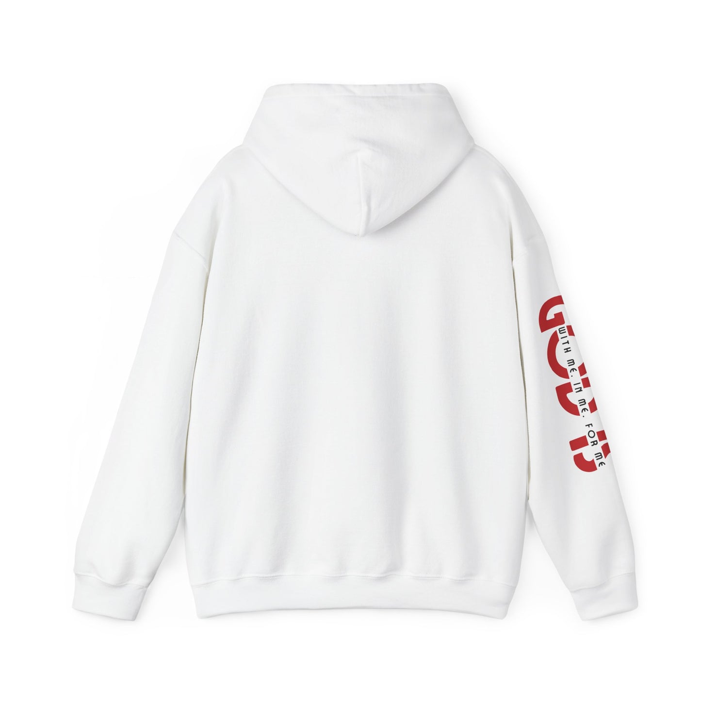 god is in me sleeve unisex heavy blend™ hooded sweatshirt