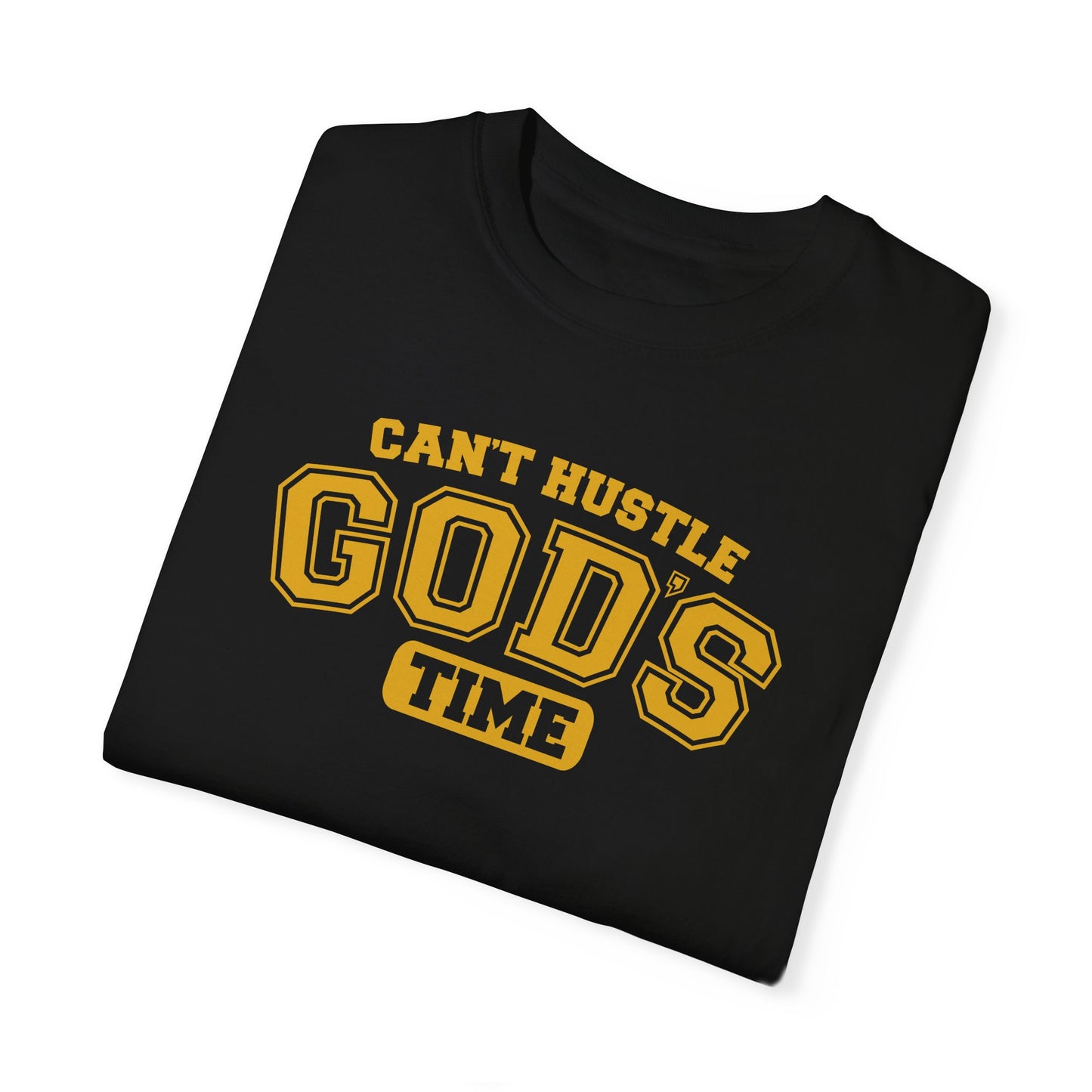 god's time unisex garment-dyed t-shirt - casual & inspirational apparel