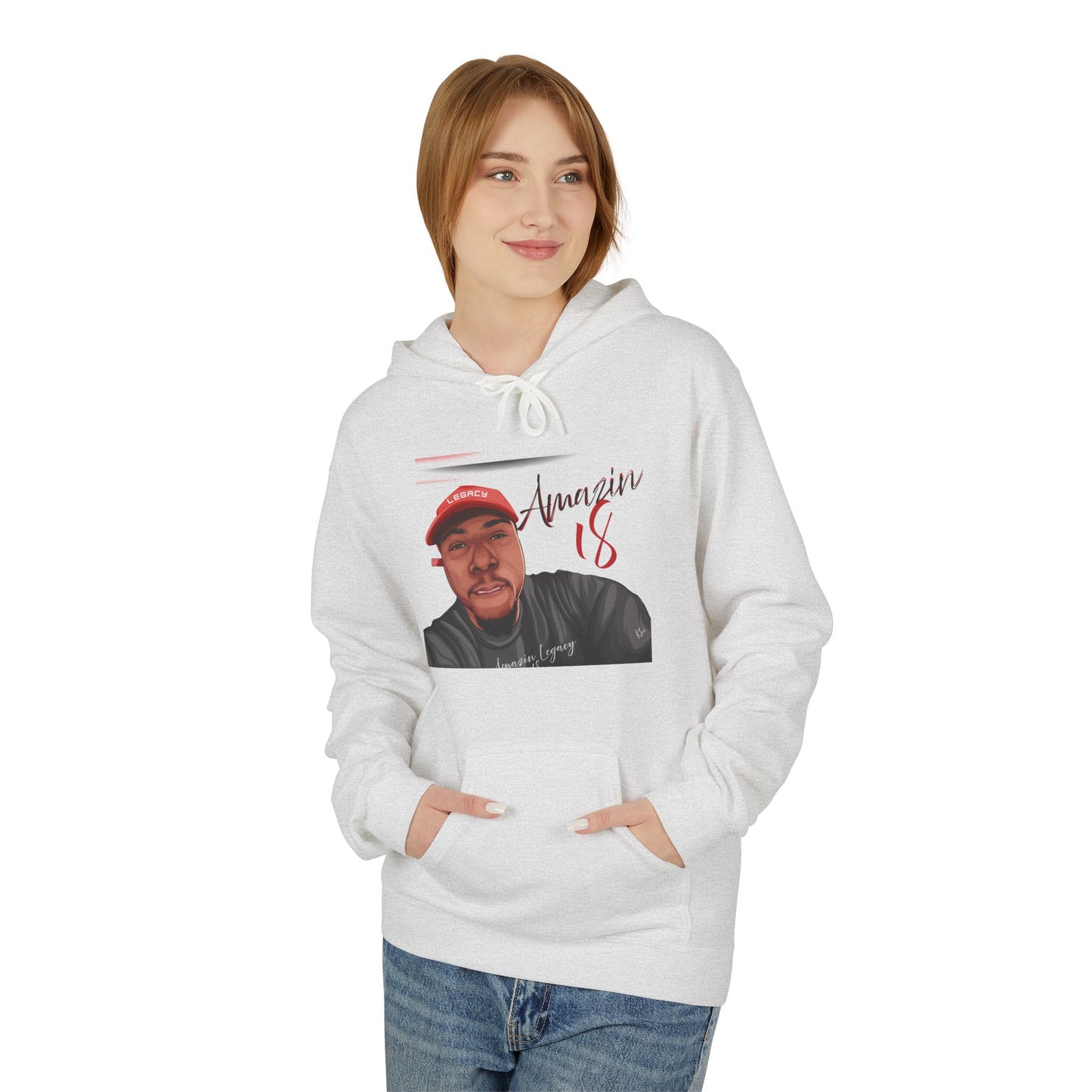 inspiring unisex fleece hoodie - cozy and motivational, perfect for everyday wear, gifts, casual outings, and celebrations
