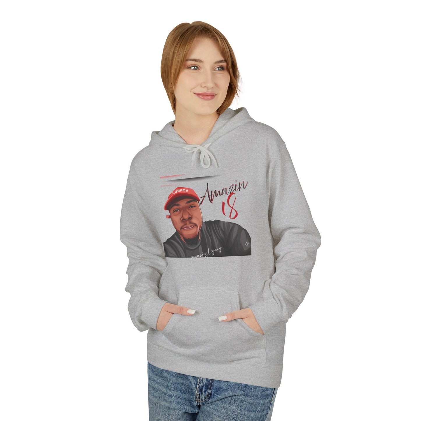 inspiring unisex fleece hoodie - cozy and motivational, perfect for everyday wear, gifts, casual outings, and celebrations