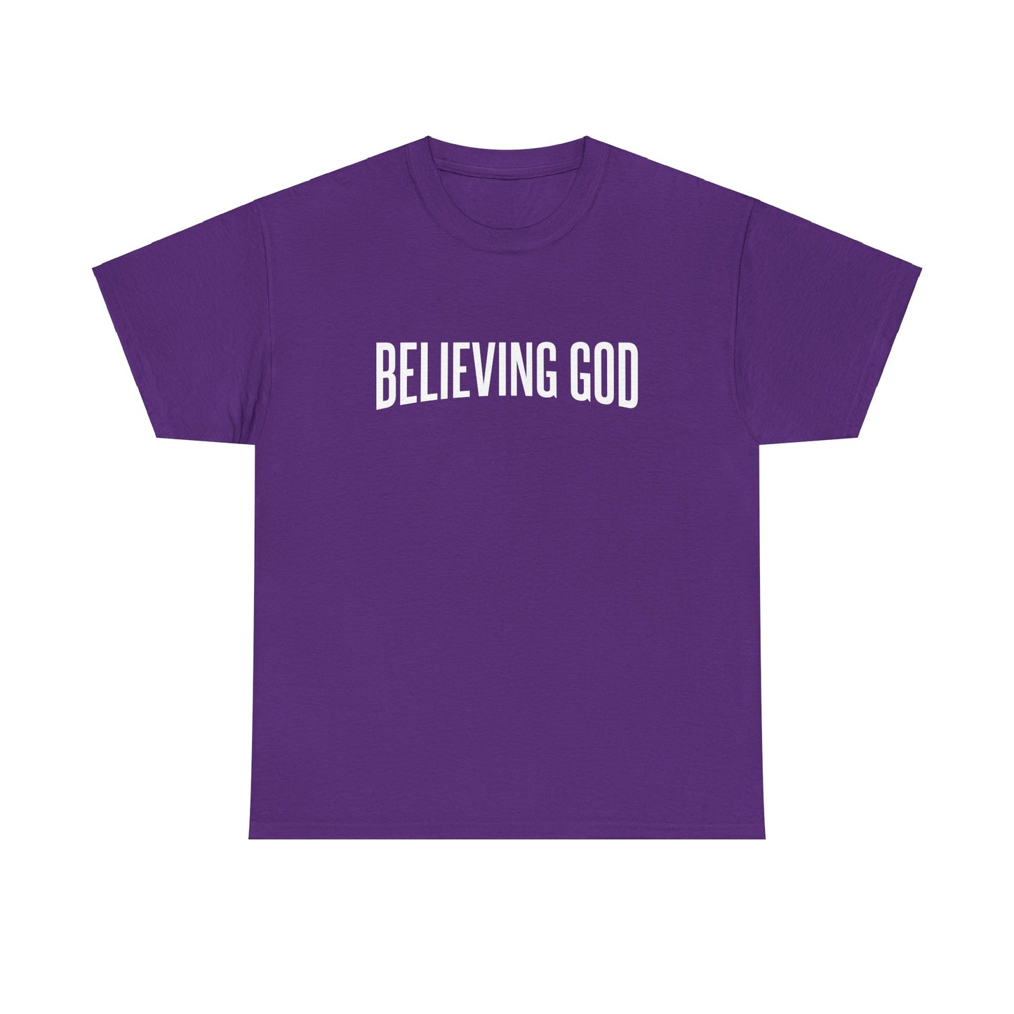 believing god tee – inspirational christian unisex cotton shirt