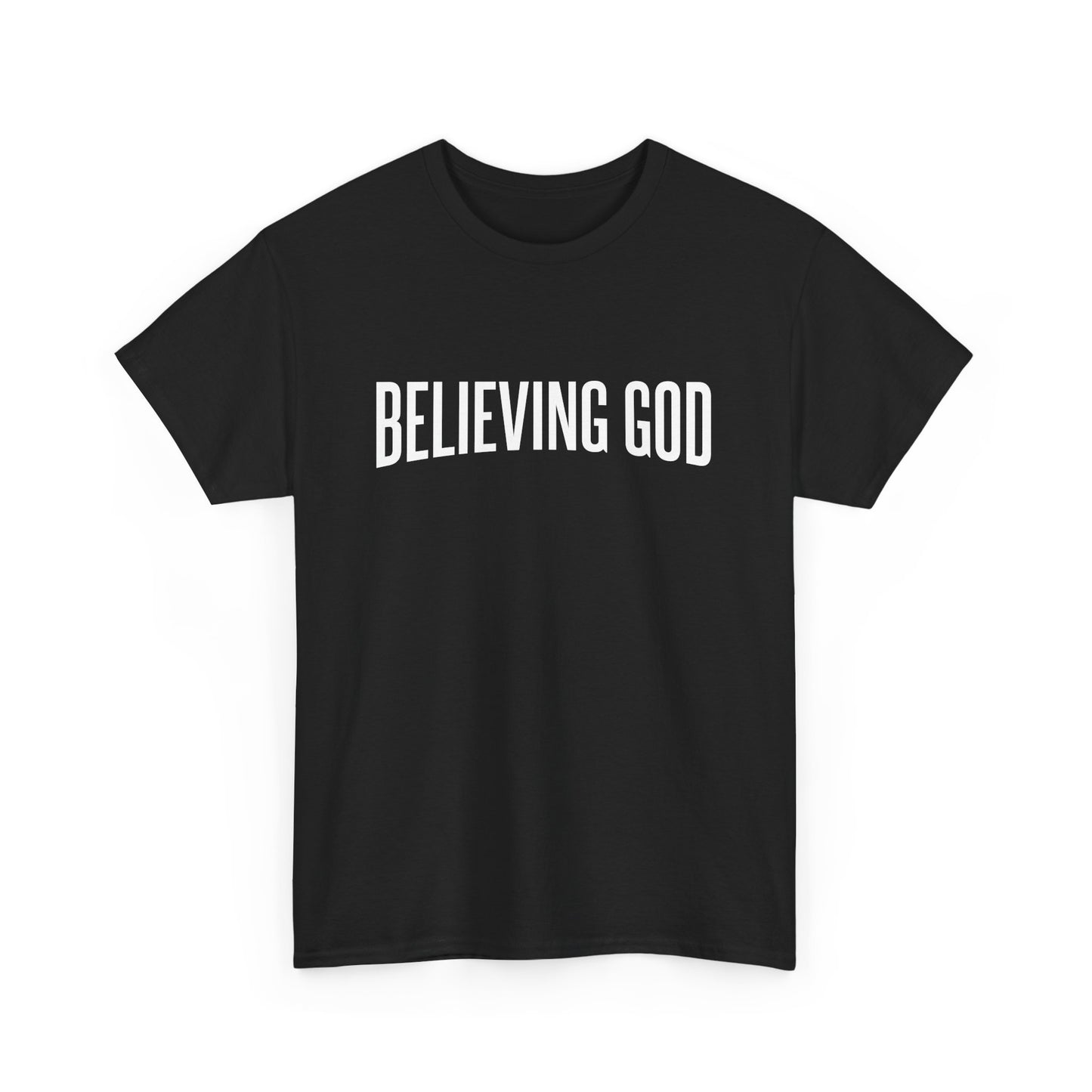 believing god tee – inspirational christian unisex cotton shirt