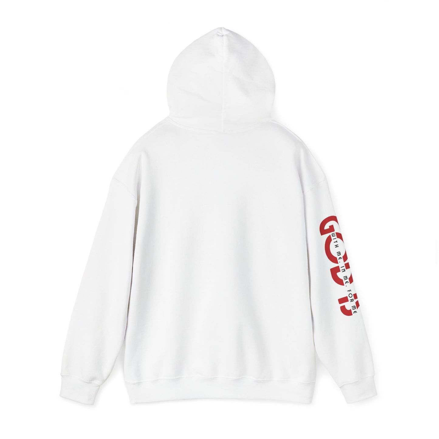 god is in me sleeve unisex heavy blend™ hooded sweatshirt