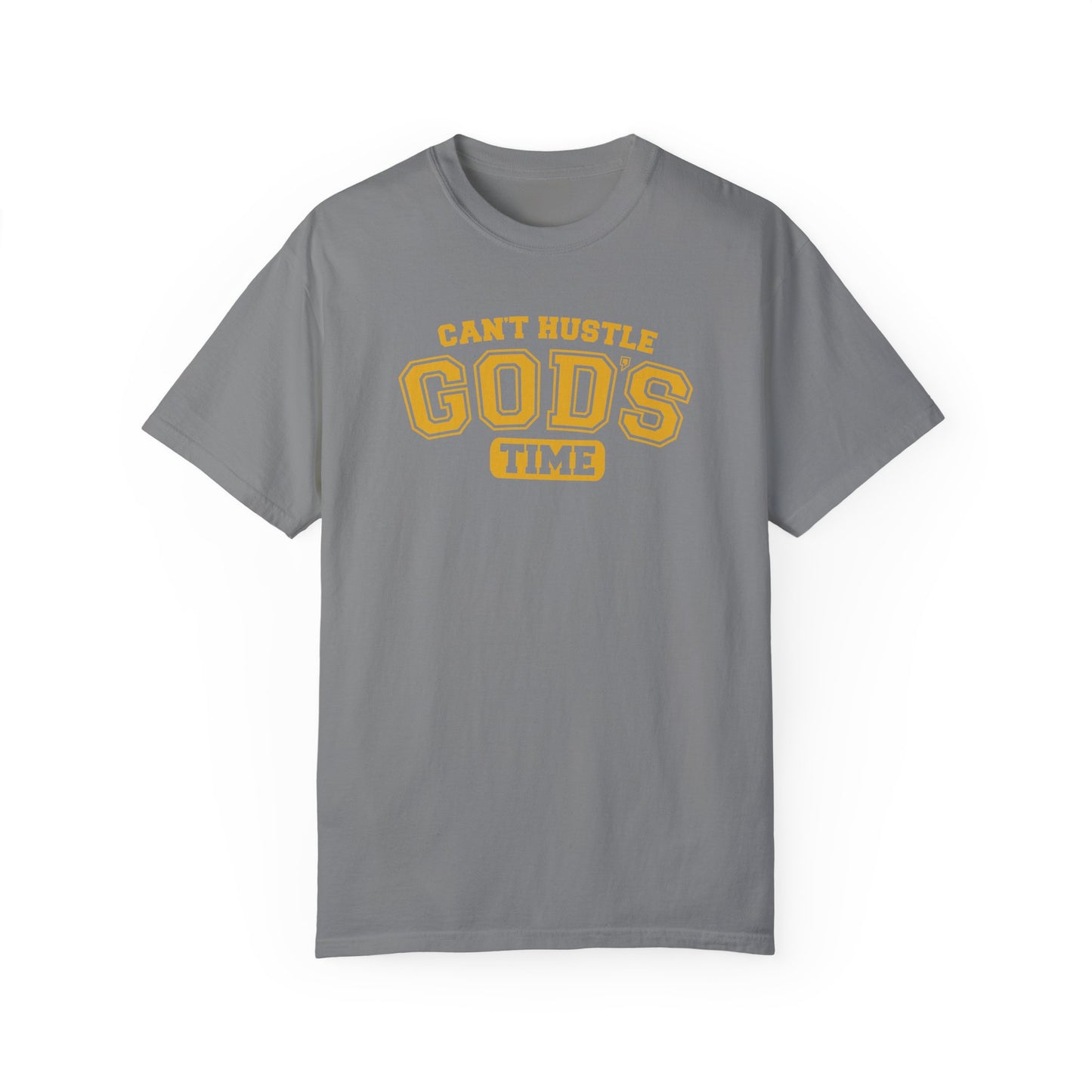 god's time unisex garment-dyed t-shirt - casual & inspirational apparel