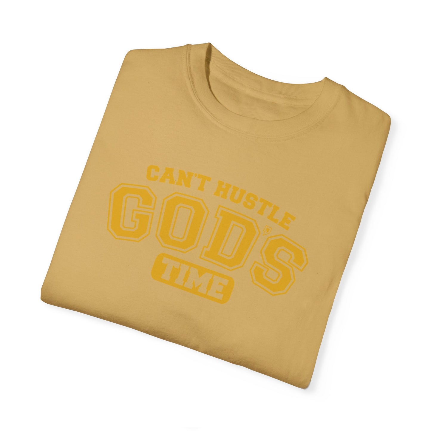 god's time unisex garment-dyed t-shirt - casual & inspirational apparel