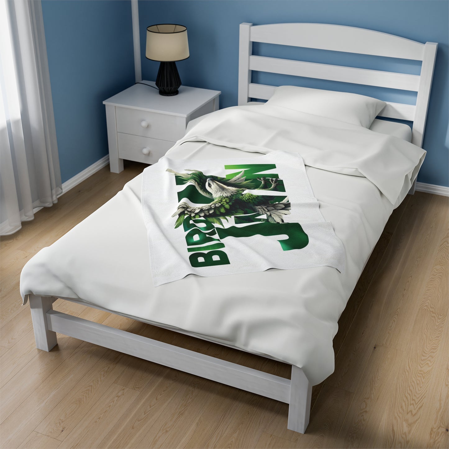 plush blanket - philadelphia eagles female fan gift