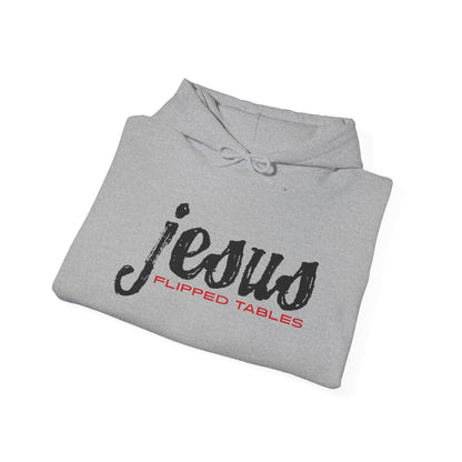 Je-Sus Flipped Tables Unisex Heavy Blend™ Hooded Sweatshirt