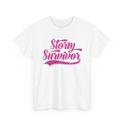 Storm Survivor Unisex Cotton Tee - Casual Graphic Shirt