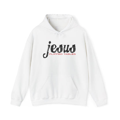 Je-Sus Flipped Tables Unisex Heavy Blend™ Hooded Sweatshirt