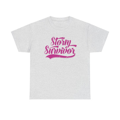 Storm Survivor Unisex Cotton Tee - Casual Graphic Shirt
