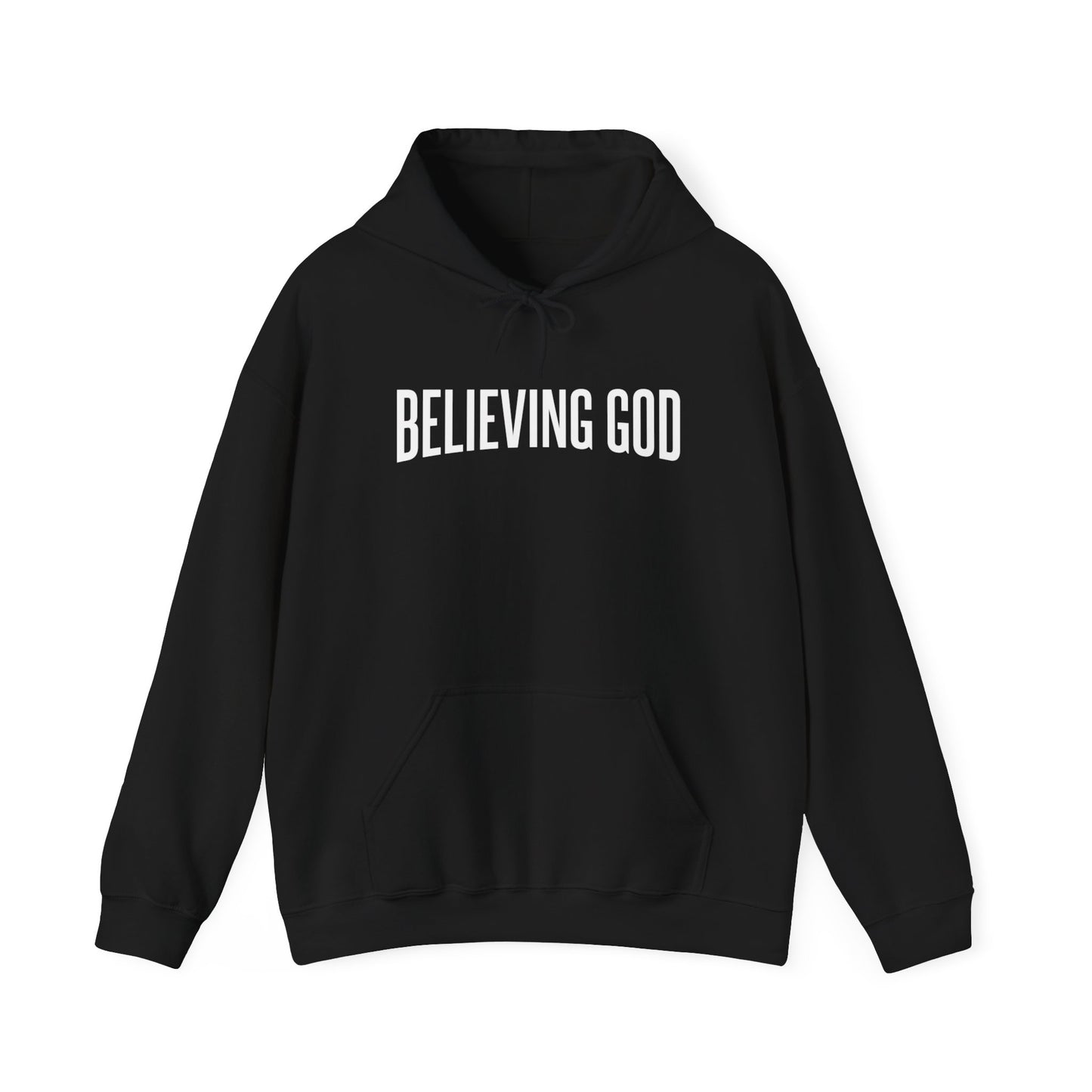 believing god hoodie – unisex christian faith graphic sweatshirt