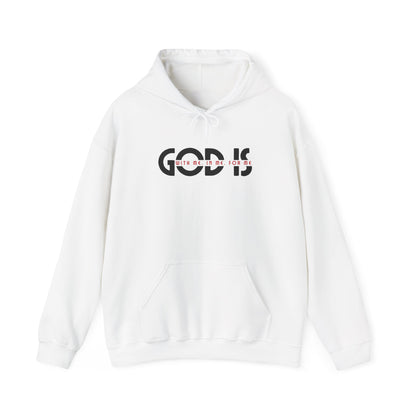 God Is With Me Hoodie – Christian Faith Quote Unisex Sweatshirt