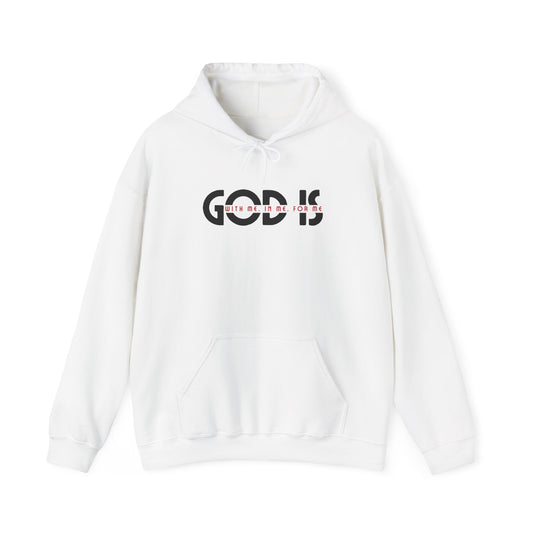 God Is With Me Hoodie – Christian Faith Quote Unisex Sweatshirt