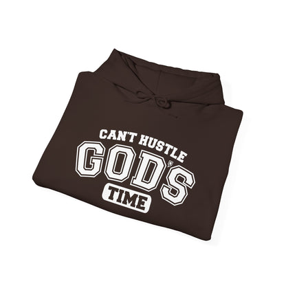 Can’t Hustle God’s Time Green Unisex Hoodie