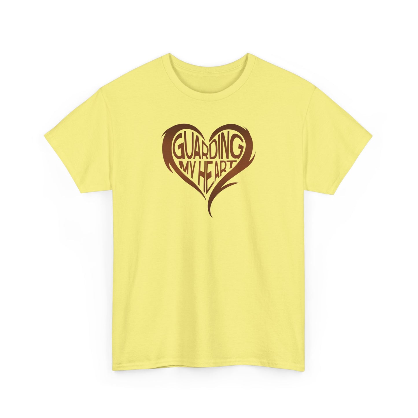 guarding my heart tee – faith-based unisex cotton t-shirt