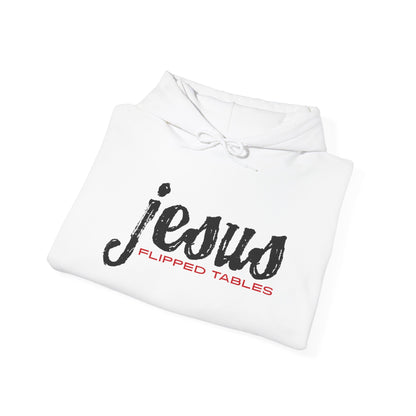 Je-Sus Flipped Tables Unisex Heavy Blend™ Hooded Sweatshirt