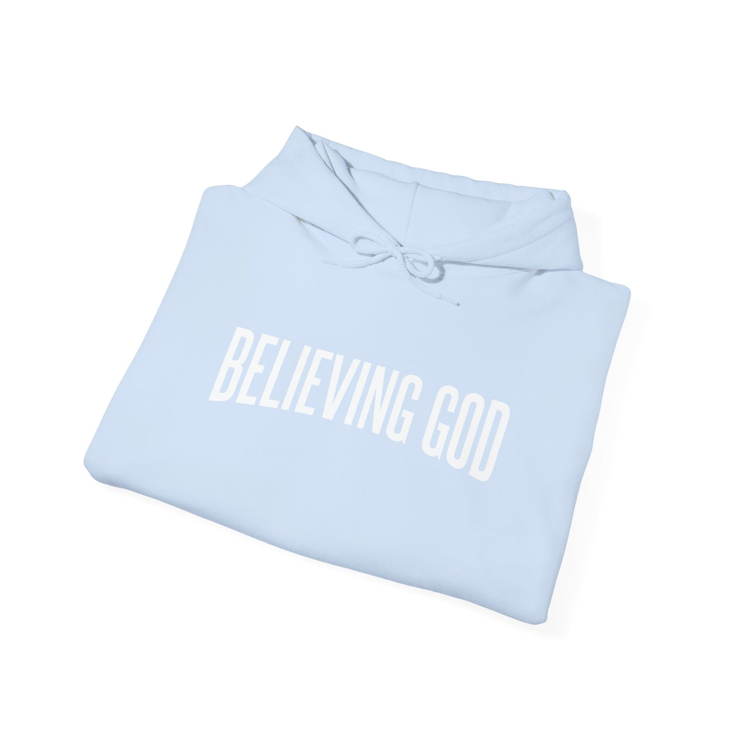 believing god hoodie – unisex christian faith graphic sweatshirt