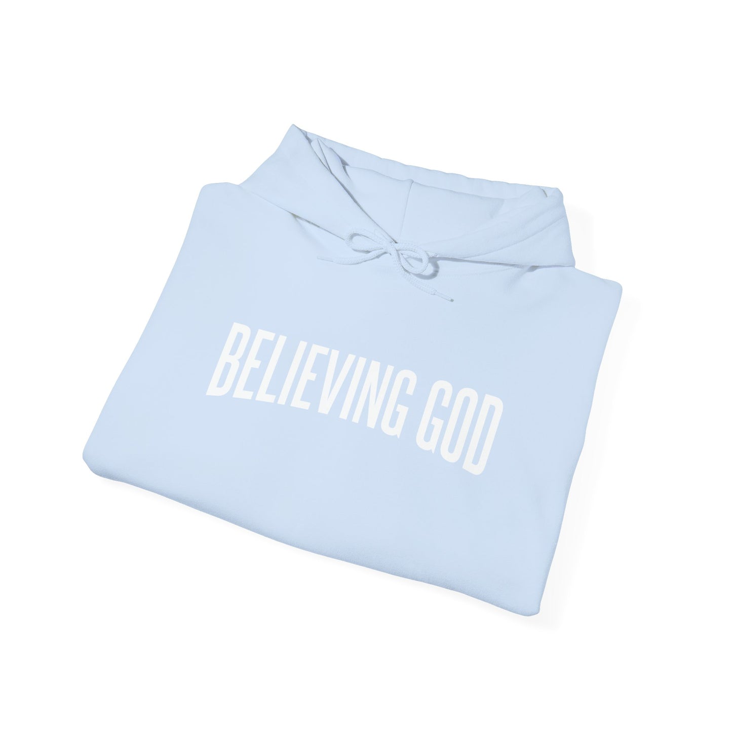 believing god hoodie – unisex christian faith graphic sweatshirt