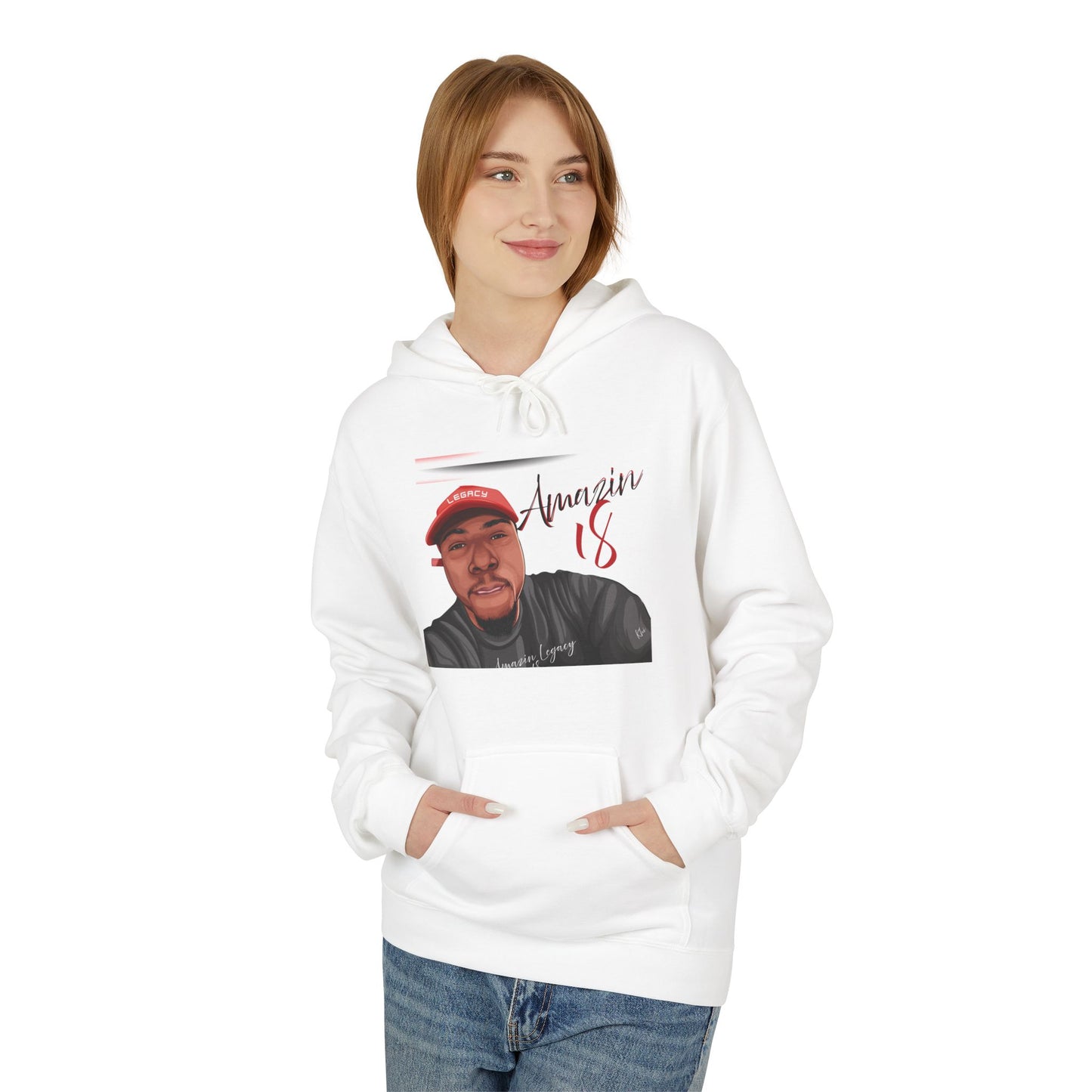 inspiring unisex fleece hoodie - cozy and motivational, perfect for everyday wear, gifts, casual outings, and celebrations