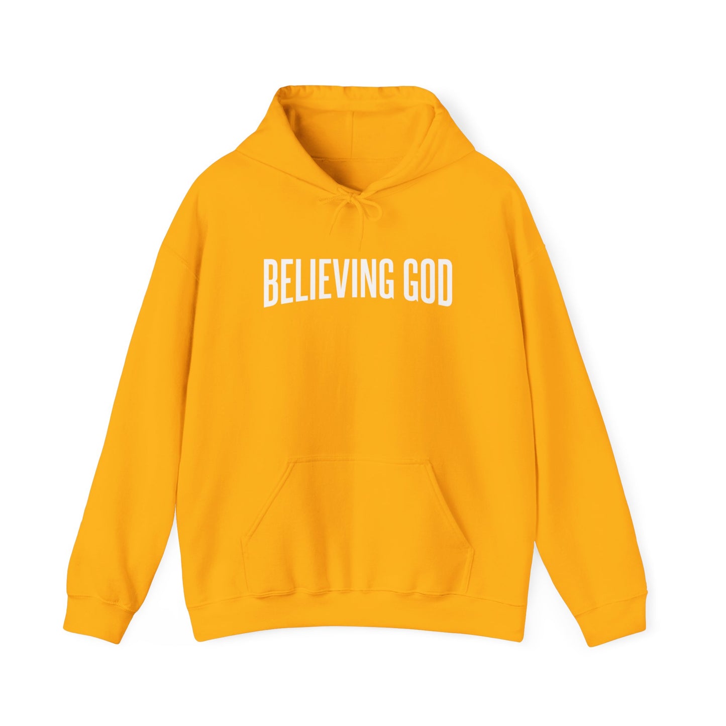 believing god hoodie – unisex christian faith graphic sweatshirt