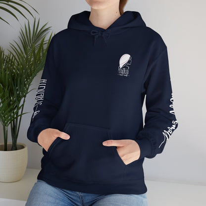 My Strength Ain’t Small Sleeve White Empowering Women’s Hoodie - For Classy & Resilient Women