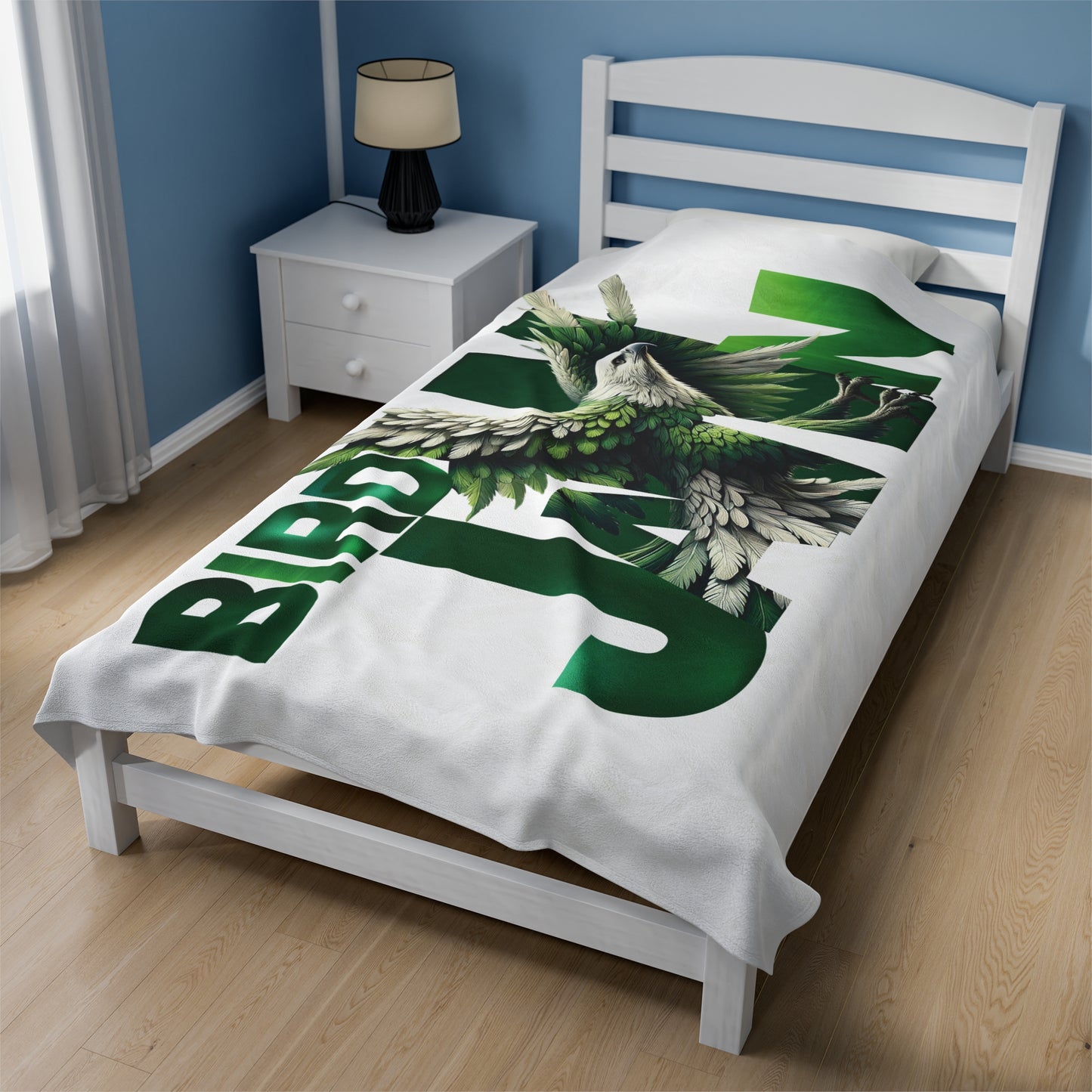 plush blanket - philadelphia eagles female fan gift