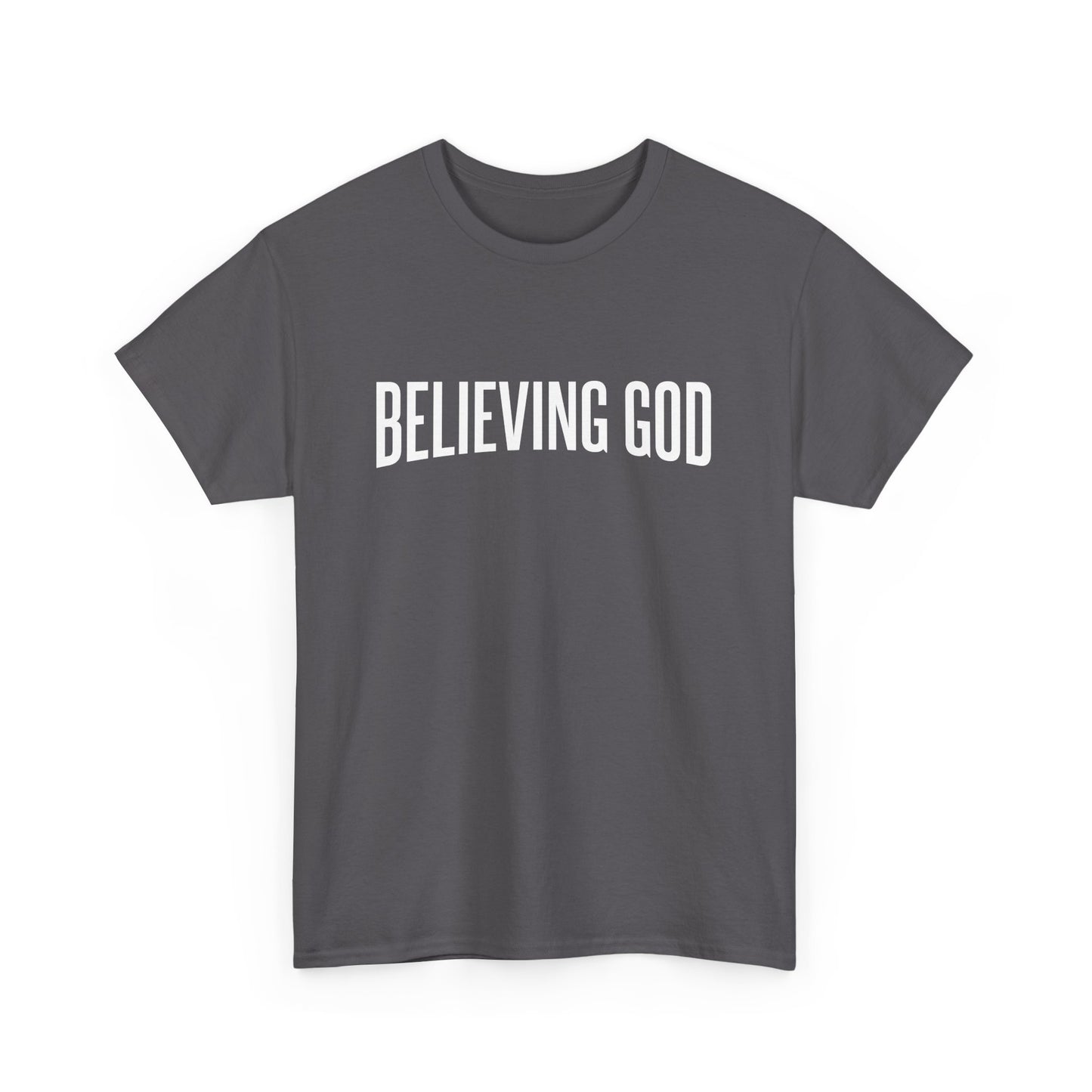 believing god tee – inspirational christian unisex cotton shirt