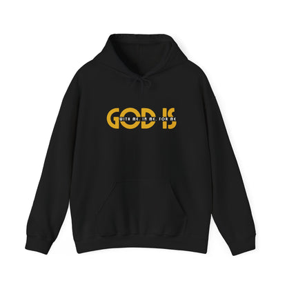 God Is In Me Blue Unisex Heavy Blend™ Hooded Sweatshirt