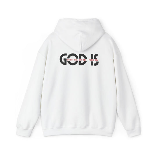 God Is Black Back Unisex Heavy Blend™ Hooded Sweatshirt