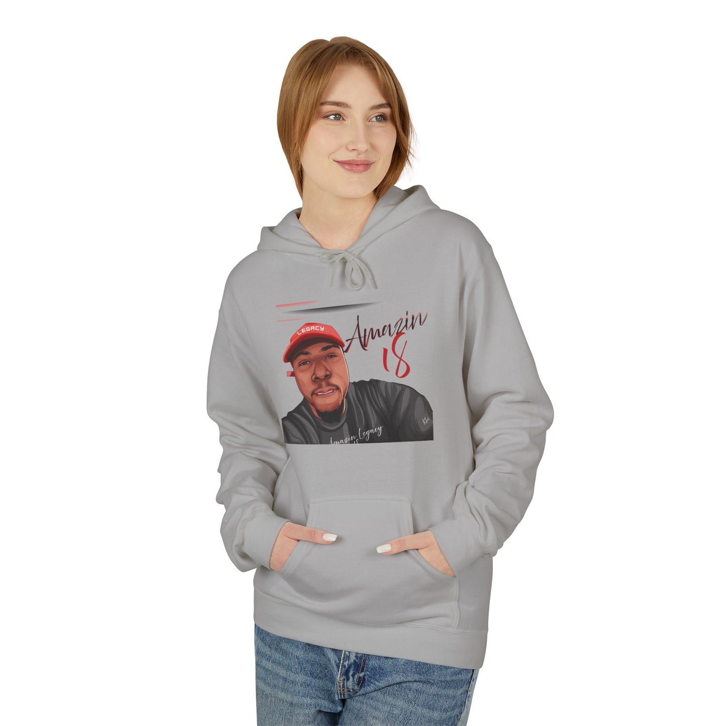 inspiring unisex fleece hoodie - cozy and motivational, perfect for everyday wear, gifts, casual outings, and celebrations