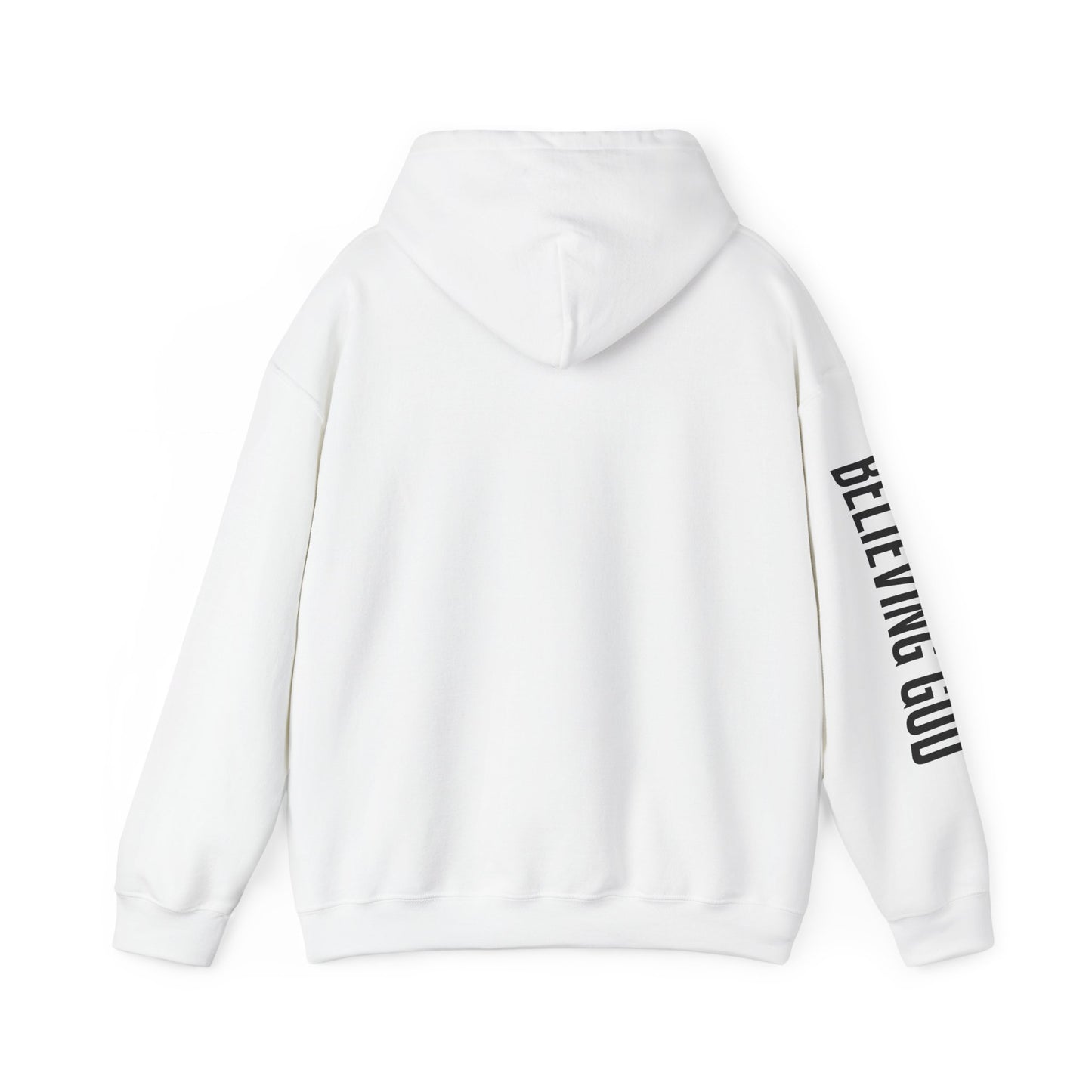 believing god sleeve unisex heavy blend™ hooded sweatshirt