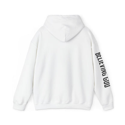 Believing God Sleeve Unisex Heavy Blend™ Hooded Sweatshirt