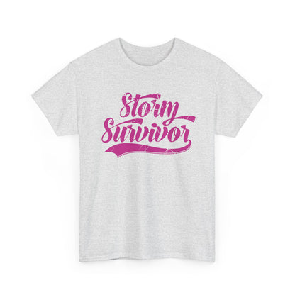 Storm Survivor Unisex Cotton Tee - Casual Graphic Shirt