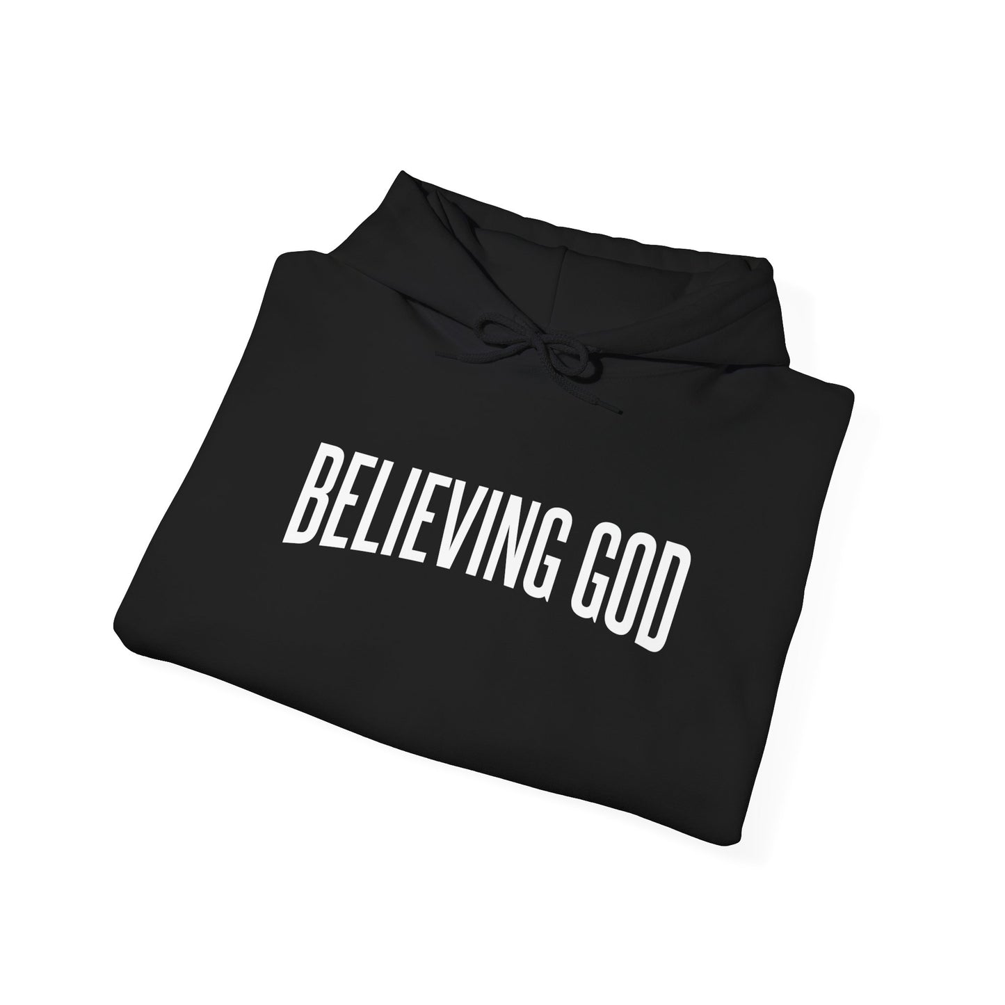 believing god hoodie – unisex christian faith graphic sweatshirt