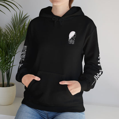 My Strength Ain’t Small Sleeve White Empowering Women’s Hoodie - For Classy & Resilient Women