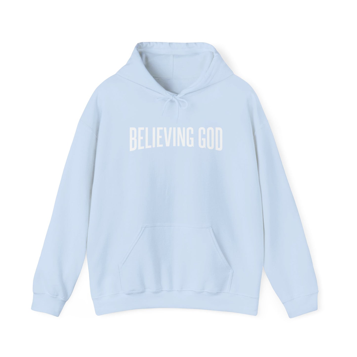 believing god hoodie – unisex christian faith graphic sweatshirt