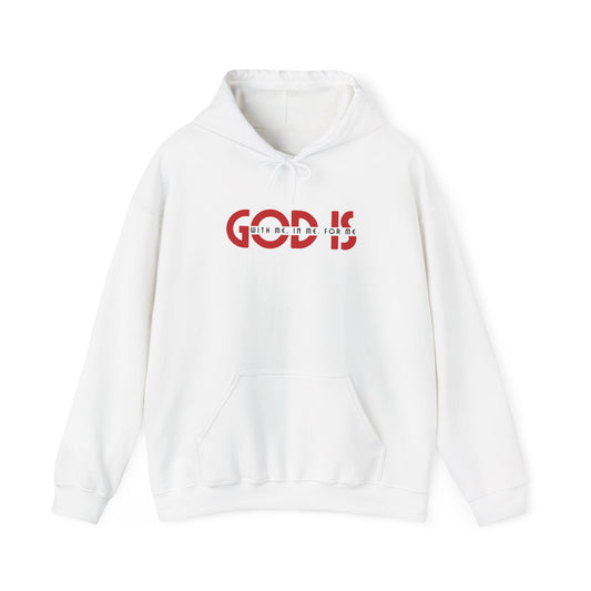 God Is With Me Hoodie – Unisex Inspirational Christian Sweatshirt