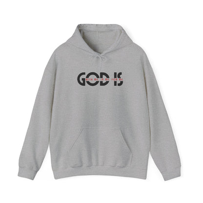 God Is With Me Hoodie – Christian Faith Quote Unisex Sweatshirt