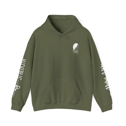 My Strength Ain’t Small Sleeve White Empowering Women’s Hoodie - For Classy & Resilient Women