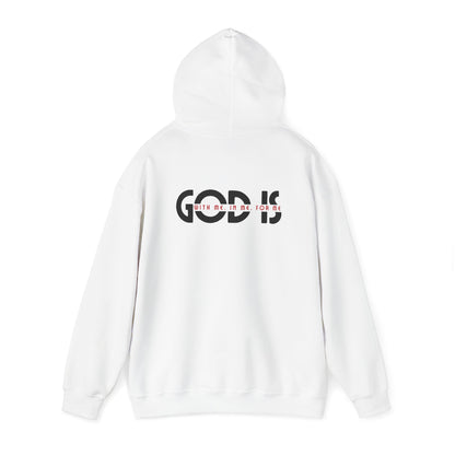 God Is Black Back Unisex Heavy Blend™ Hooded Sweatshirt